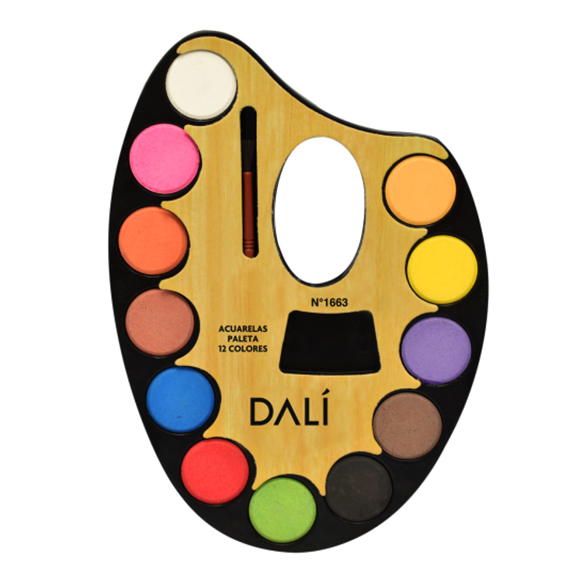 Acuarelas Paleta de 12 colores DALI